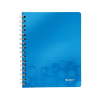  Spirálfüzet Leitz A/5 Wow kockás kék