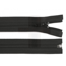  Spiráloscipzár 125 cm - Fekete rövidáru