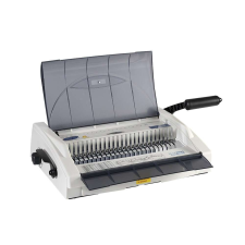 Spirálozógép, műanyag spirálkötéshez, 450lap, lyukasztás 25lap, bluering® combinder 450 spirálozó gép