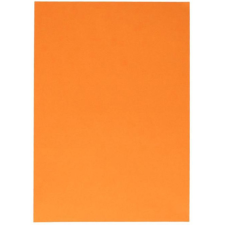 Spirit : Dekorációs kartonpapír lap narancssárga színben 70x100cm kreatív és készségfejlesztő