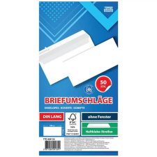 Spirit : Fehér boríték LA/4 11x23cm 50db-os csomag boríték