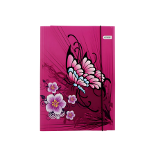 Spirit : Flowers pillangós gumis mappa 600gr A/4 mappa