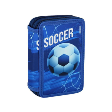 Spirit : Football Blue három emeletes töltött tolltartó tolltartó