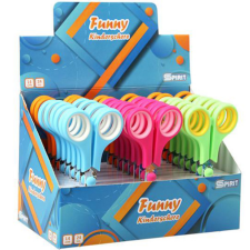 Spirit : Funny olló 14cm-es rozsdamentes acél pengével többféle színben 1db olló