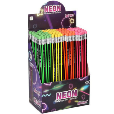 Spirit : Háromszögletű HB neon grafitceruza radírral többféle színben 1db ceruza