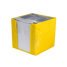 Spirit Jegyzettömb citromsárga tartóban 750 lapos 9x9x9cm jegyzettömb