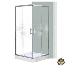  Spirit Mátrix 80x80 cm szögletes zuhanykabin, zuhanytálcával kád, zuhanykabin