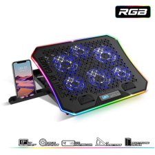 Spirit of Gamer AIRBLADE 1200 RGB 17"-ig notebook hűtőpad hűtés