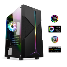 Spirit of Gamer - CLONE 3 RGB számítógépház - 8001RA számítógép ház