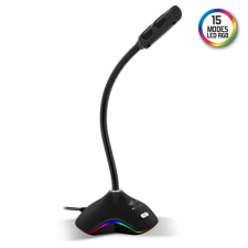 Spirit of Gamer Mikrofon - EKO 300 (RGB. USB csatlakozó, 150cm kábel, fekete) mikrofon