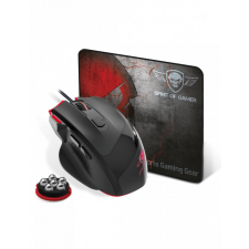 Spirit of Gamer Pro M3 Gaming mouse Black + Mousepad egér