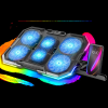 Spirit of Gamer Spirit of Gamer Notebook Hűtőpad 17"-ig - AIRBLADE 700 RGB (29dB; max. 180 m3/h; 4x10cm+2x7cm, RGB LED, 2xUSB2.0)
