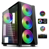 Spirit of Gamer számítógépház - ghost iii rgb (fekete, ablakos, 8x12cm ventilátor, atx, matx, 2xusb3.0, 1xusb2.0)