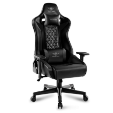 Spirit of Gamer szék - CRUSADER Black (állítható dőlés/magasság/kartámasz; max.120kg-ig, fekete) forgószék