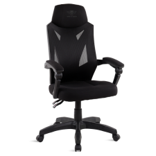 Spirit of Gamer szék - hellcat black (állítható d&#337;lés/magasság; szövet; max.120kg-ig, fekete sog-gckbk forgószék