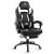 Spirit of Gamer szék - MUSTANG White (állítható dőlés/magasság; kihajtható lábtartó; max.120kg-ig, fehér)