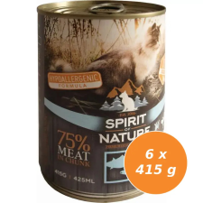 Spirit of Nature Cat konzerv Tonhallal és lazaccal 6x415g macskaeledel