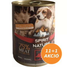 Spirit of Nature Dog konzerv Vaddisznóhússal 12x415g kutyaeledel