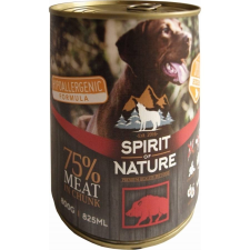 Spirit of Nature Dog konzerv Vaddisznóhússal 6x800g kutyafelszerelés