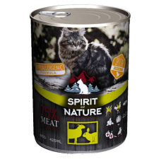 Spirit of Nature | Hypoallergenic | Felnőtt kutyáknak | Konzerv | Nyúl és bárány - 415 g macskaeledel