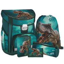 Spirit : T-Rex dinoszauruszos iskolatáska, hátizsák 5db-os szett 38x17x28cm iskolatáska