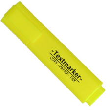 Spirit : Textmarker neon sárga szövegkiemelő 1-4mm-es vágott heggyel filctoll, marker