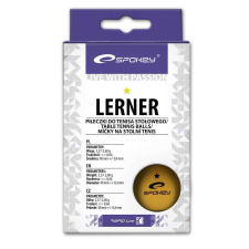 Spokey Lerner narancssárga ping-pong labda, 6 db, narancssárga asztalitenisz
