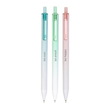 Spoko 0168 golyóstoll Needle Tip, kék íráskép, displayben, vegyes színű tolltest toll