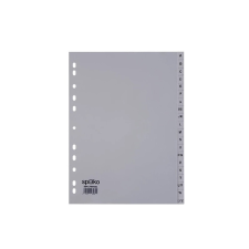 Spoko A4 műanyag regiszter - kezdőbetűk regiszter és tartozékai