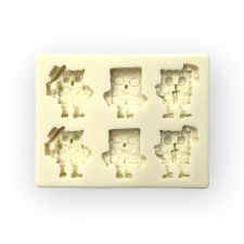  Spongyabob fondant forma, szilikon, 8,5×6,5 cm sütés és főzés