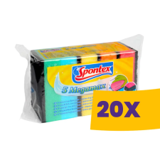  Spontex Megamax mosogatószivacs 5db (Karton - 20 csomag) takarító és háztartási eszköz