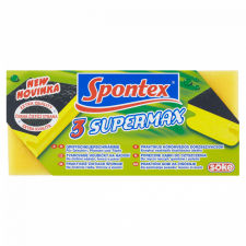 Spontex Supermax praktikus körömvédős dörzsszivacsok 3 db takarító és háztartási eszköz