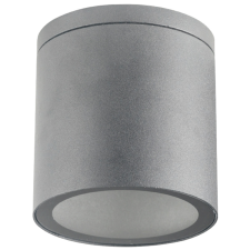 SPOT LED QUAZAR 18 GU10 IP44 mennyezeti lámpa KOBI ALUMÍNIUM kerek szürke világítás