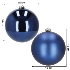 Springos Karácsonyfa gömbök 15 cm 2 db. karácsonyfadísz