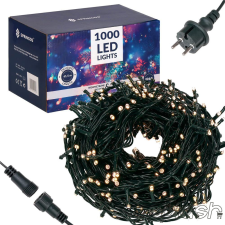 Springos Karácsonyi égősor 1000 led, 60m, IP44, meleg fehér karácsonyfa izzósor