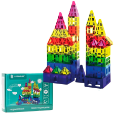 Springos Kg0049 mágneses blokkok 120 db. barkácsolás, építés