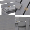 Springos Ps120p prémium fából készült homokozó 120x120