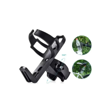 Spyral Basic Plastic műanyag kulacstartó, bilincses, fekete kulacs, kulacstartó