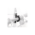 Spyral kulacstartó adapter-konzol 31,8 mm kormányra, fekete