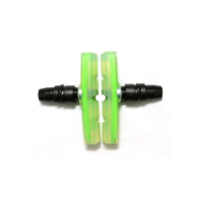 Spyral Robust menetes BMX-triál fékpofa, 70 mm-es, átlátszó zöld kerékpár fék