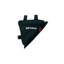 Spyral Sport háromszög váztáska, 20x20x5 cm, 1L, 2 részes, fekete kerékpáros táska