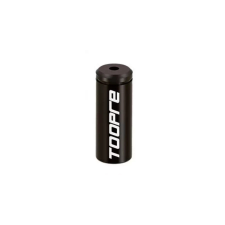 Spyral Toopre 4 mm-es fém bowdenház kupak váltóbowdenházhoz, fekete, 1 db bicikli bowden