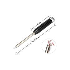 Spyral Zitto küllőanya behajtó szerszám, fekete nyéllel kerékpár és kerékpáros felszerelés