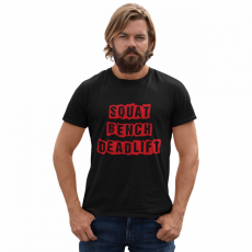  Squad | Bench | Deadlift - Férfi Póló