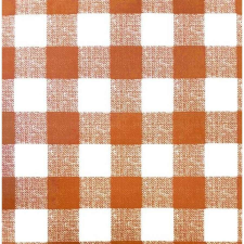 SQUARES ORANGE / narancs szövetkockás 45cm x 15m öntapadós tapéta tapéta, díszléc és más dekoráció