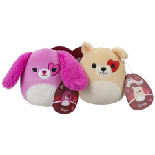  Squishmallows 1+1 Sager, a rózsaszín kutyus + Cooper, a világos kutyus (191726842668) plüssfigura