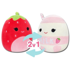 SQUISHMALLOWS 2in1 Scarlet, az eper és Amelie, az epres tej plüssfigura