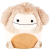 SQUISHMALLOWS Diva, a krémszínű Bigfoot