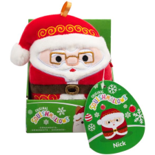 SQUISHMALLOWS Nick, a szemüveges Mikulás karácsonyi dísz (196566444997) plüssfigura