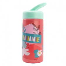 SR MŰANYAG SZÍVÓSZÁLAS PALACK 410 ML Minnie Egér kulacs, kulacstartó